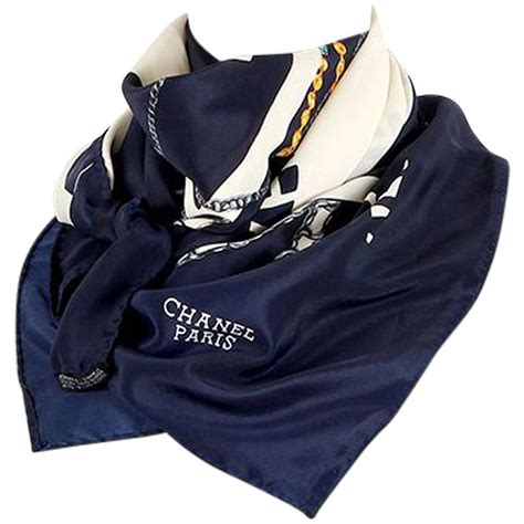 chanel bandana replica|chanel scarf blue and white.